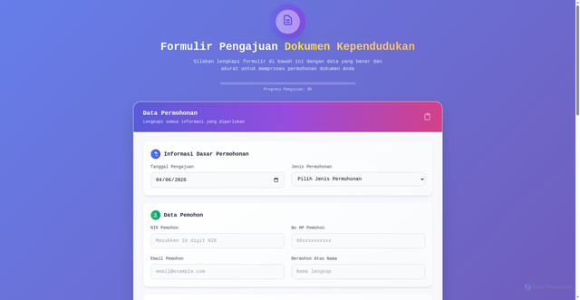 Security scan screenshot of http://formulir-online-dukcapil.pages.dev/