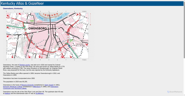 Security scan screenshot of https://www.kyatlas.com/ky-owensboro.html