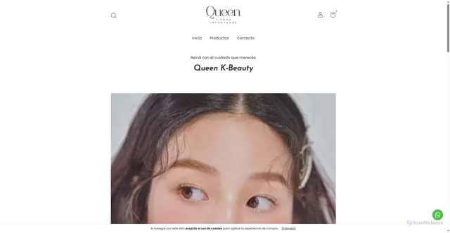 Security scan screenshot of https://mitiendaqueen.com.ar/