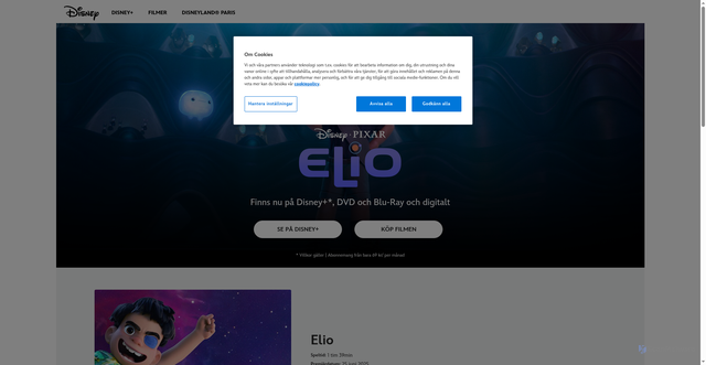 Security scan screenshot of https://eliomovie.se