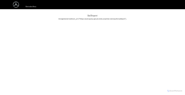 Security scan screenshot of https://pvd.query.api.am.dvb.corpinter.net