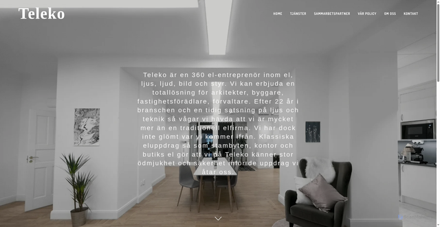 Security scan screenshot of https://teleko.se
