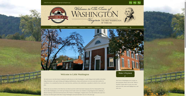 Security scan screenshot of https://washingtonva.gov/