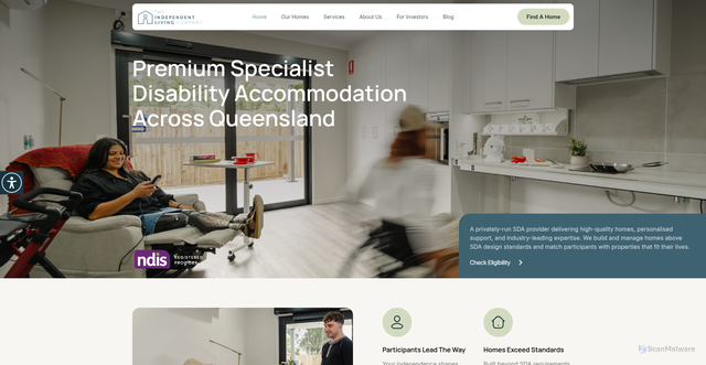 Security scan screenshot of https://tilc.com.au