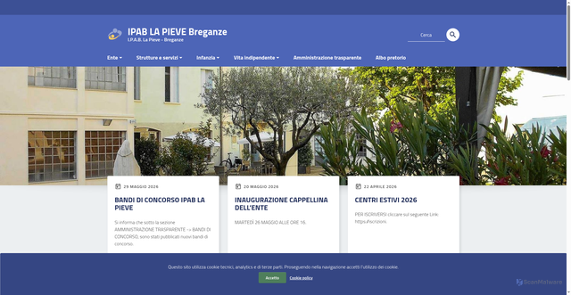 Security scan screenshot of https://www.ipablapieve.it