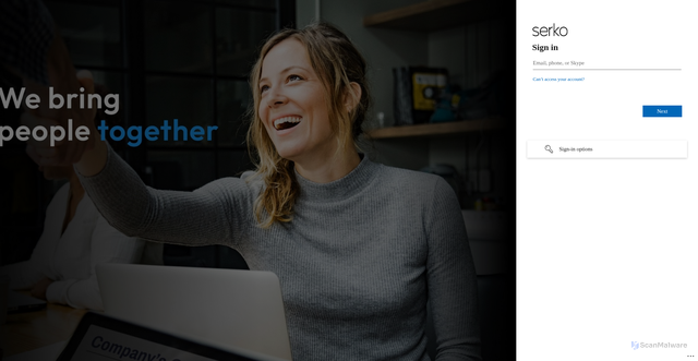 Security scan screenshot of https://help-platform.serko.com/support/login