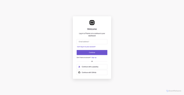 Security scan screenshot of https://xometry-marketing.prismic.io