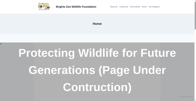 Security scan screenshot of https://bzwildlife.org/