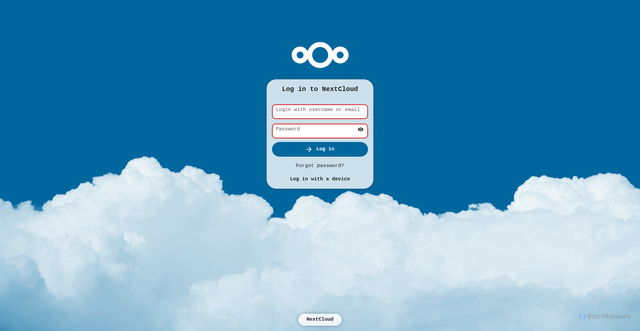 Security scan screenshot of https://nextcloud.ksm-apps.com/