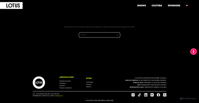 Security scan screenshot of https://www.lotuspro.cl/products/holland-bar-stool-co-l217-36-black-wrinkle-arizona-pub-table/210467292/