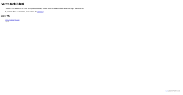 Security scan screenshot of http://www.mydocusign.eu.cc/