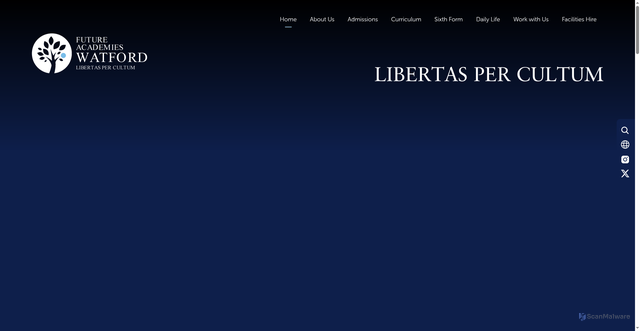 Security scan screenshot of https://watford.futureacademies.org/