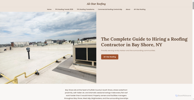 Security scan screenshot of https://roofing-contractor-amity-harbor.pages.dev/index.html