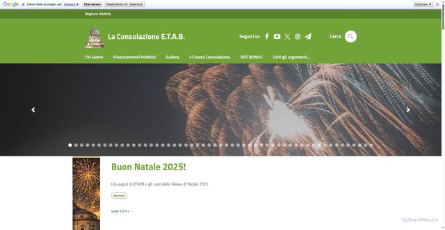 Security scan screenshot of https://www.etabtodi.it/