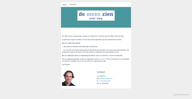 Security scan screenshot of https://demenszien.nu