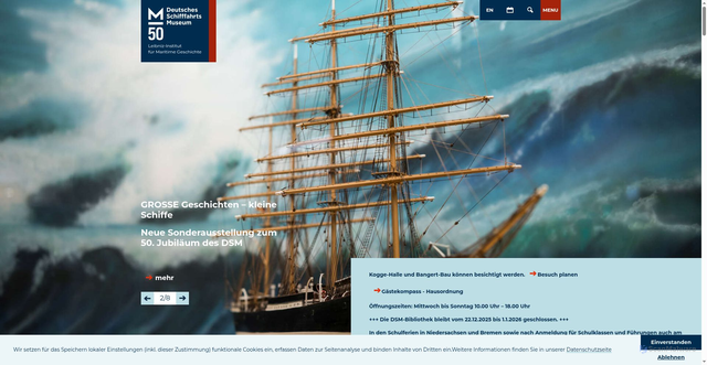 Security scan screenshot of https://www.dsm.museum/