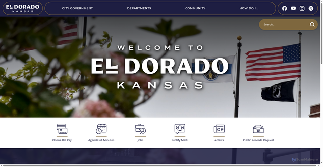 Security scan screenshot of https://eldoks.gov/
