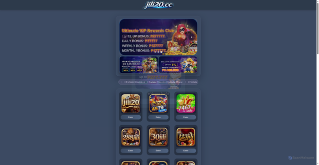 Security scan screenshot of https://jili20.xyz/?host=https://t94cvt.com?ch=64279