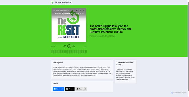 Security scan screenshot of https://shows.audiocdn.com/s/bonneville/the-reset-with-gee-scott/the-smith-njigba-family-51b022