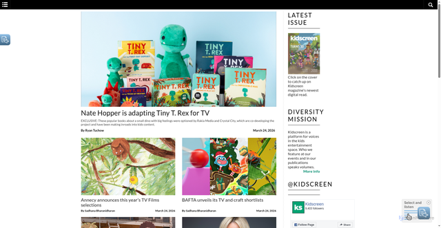 Security scan screenshot of https://kidscreen.com