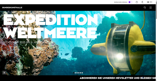 Security scan screenshot of https://www.bundeskunsthalle.de/