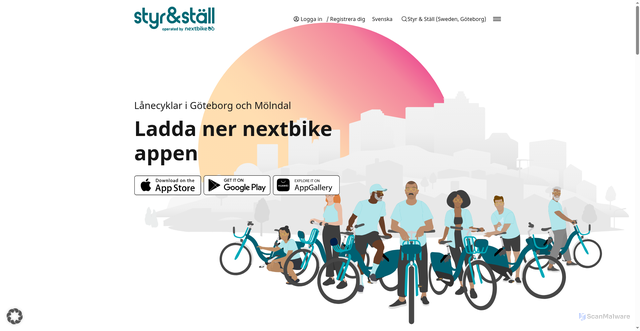 Security scan screenshot of https://styrochstall.se/sv/
