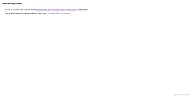 Security scan screenshot of https://www.google.com/url?q=https://newborn.mom/wp-includes/tinymce.html%23%5B%5B-Email-%5D%5D