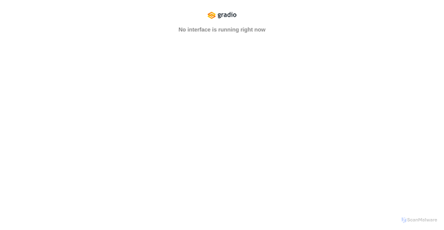 Security scan screenshot of https://gradio.live