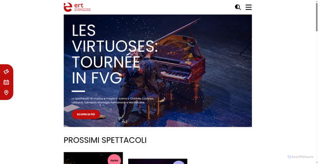 Security scan screenshot of https://ertfvg.it/