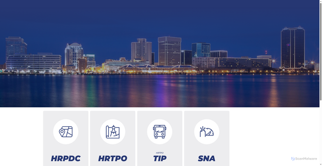 Security scan screenshot of https://hamptonroads.gov/