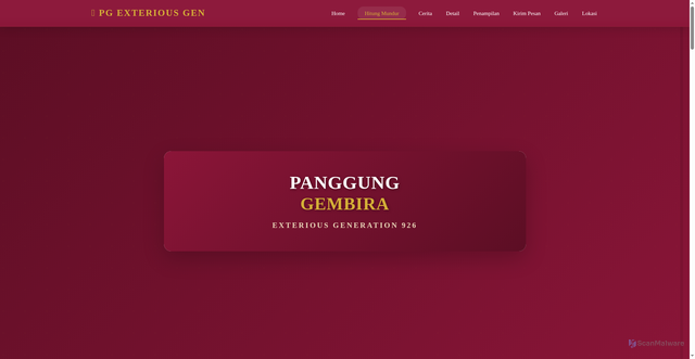 Security scan screenshot of https://panggunggembira926-kbmv0edbtq.edgeone.app/