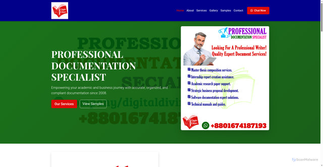 Security scan screenshot of https://digitaldivinersbd-txgs1hefmm.edgeone.app/
