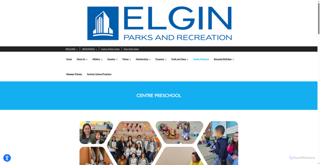 Security scan screenshot of https://centreofelgin.org/preschool/intro/