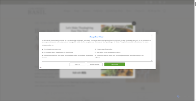 Security scan screenshot of https://ohsweetbasil.com/how-to-carve-a-turkey/