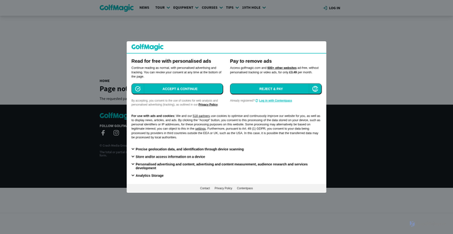 Security scan screenshot of https://cdn.golfmagic.com