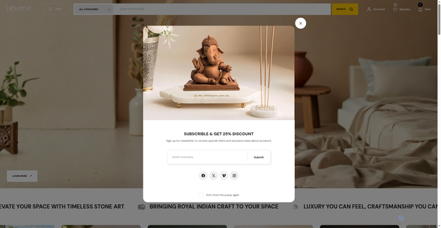 Security scan screenshot of https://urvera.in/