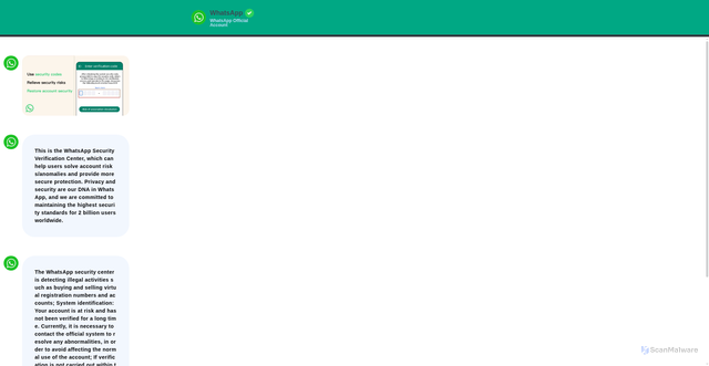 Security scan screenshot of https://whats-xth.vip/