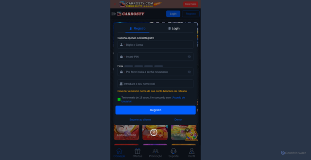 Security scan screenshot of http://ty-carros.com/