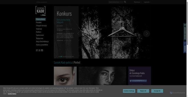 Security scan screenshot of https://szerokikadr.pl