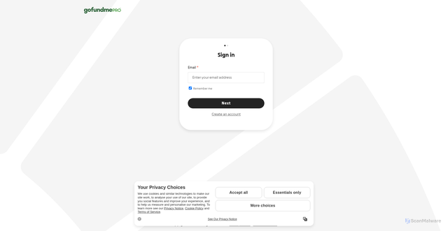 Security scan screenshot of https://okta.classy.org