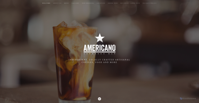 Security scan screenshot of https://www.americanoeb.com/