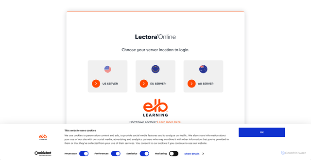 Security scan screenshot of https://lectoraonline.com