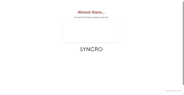 Security scan screenshot of https://1above.syncroapi.com