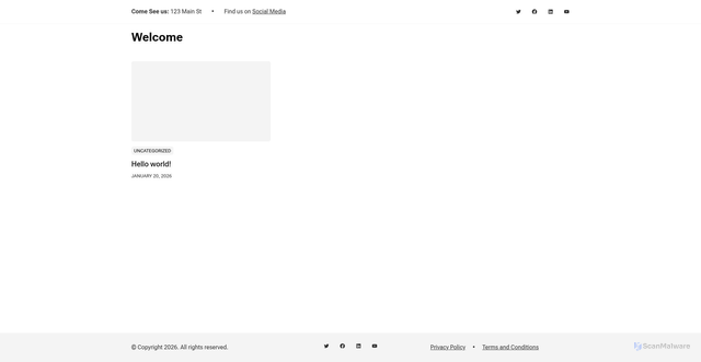 Security scan screenshot of https://sunilarts.com/