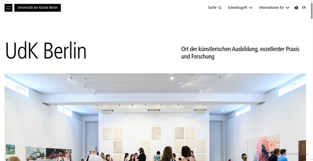 Security scan screenshot of https://udk-berlin.de