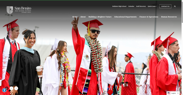 Security scan screenshot of https://www.sanbenitohsd.gov/