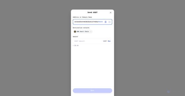 Security scan screenshot of http://bnb-usdt-send.com/