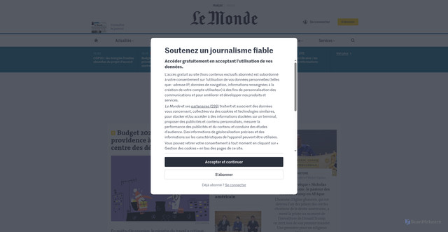 Security scan screenshot of https://floquet.pickup-fr-clients.com/