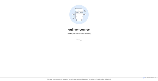 Security scan screenshot of https://gulliver.com.ec/information-about-bolivia/