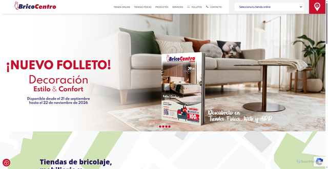 Security scan screenshot of https://bricocentro.es